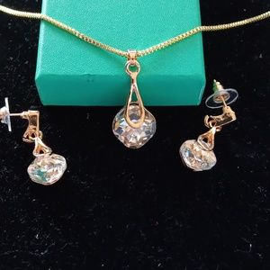 Necklace and earrings set